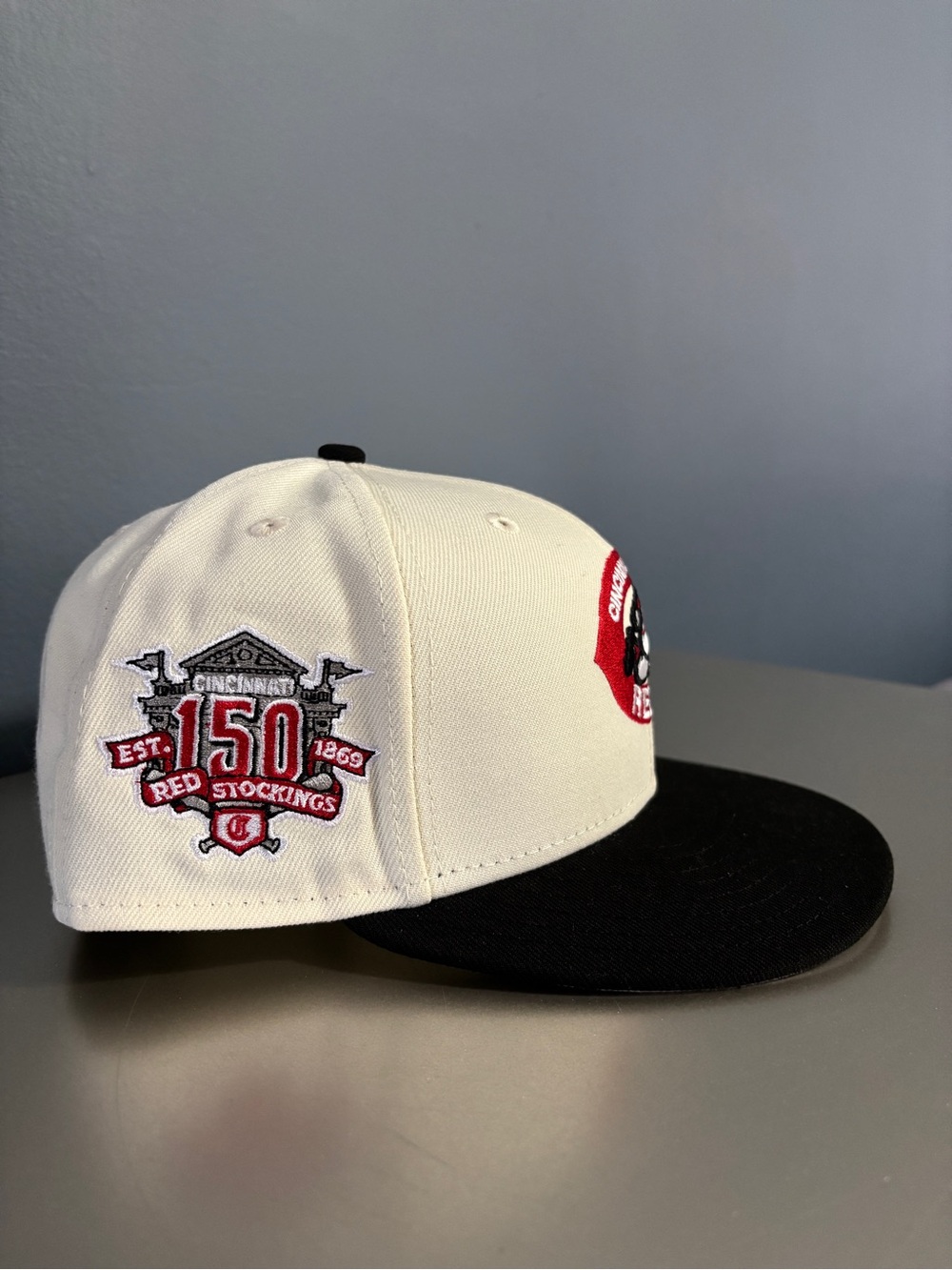 Cincinnati Reds New Era Fitted Hat 7.5 - Picture 2 of 5